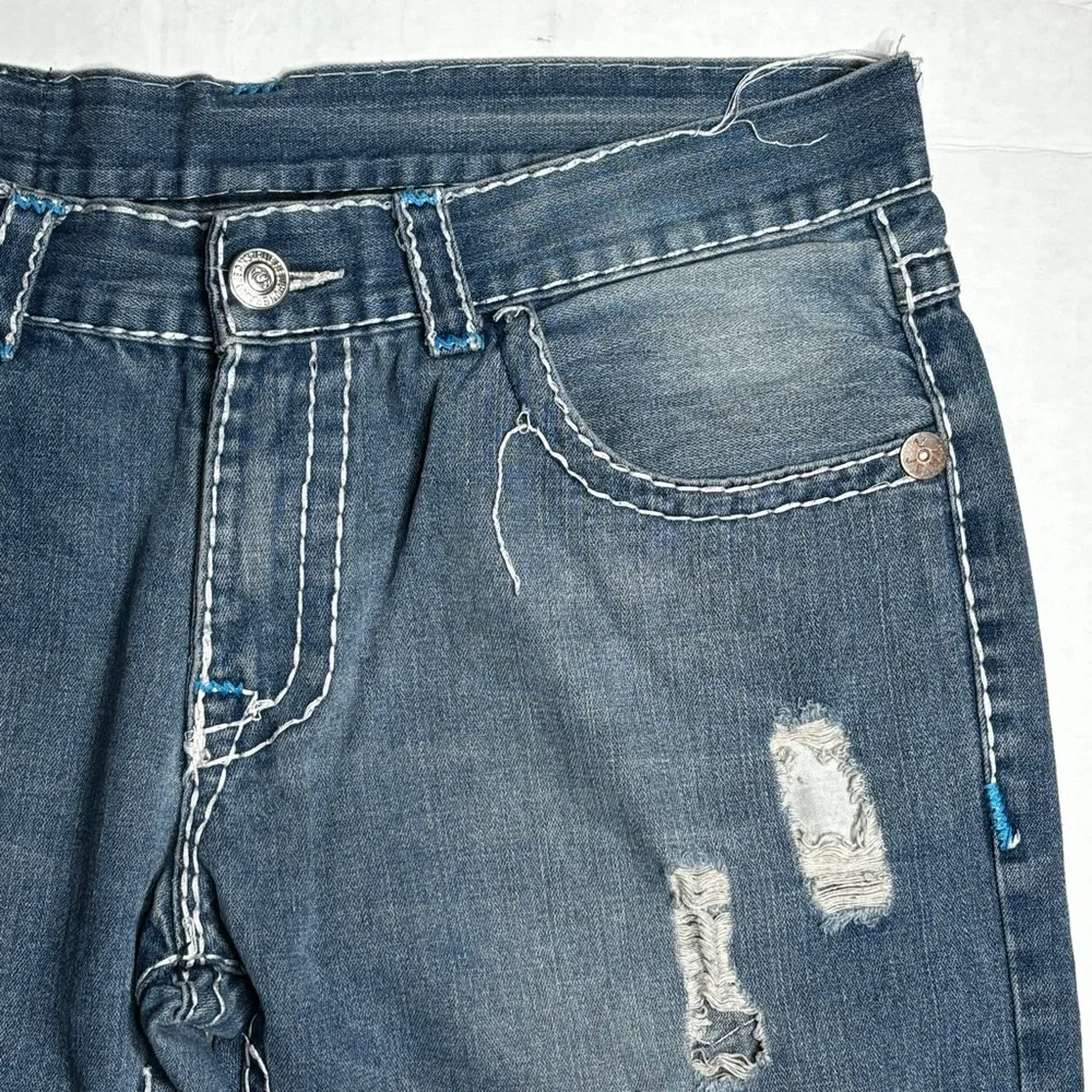 Vintage True Religion Ricky Super-T Baggy Fit Distressed Jeans